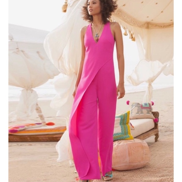 Trina Turk Pants - NWT Trina Turk Solita jumpsuit fuchsia  4